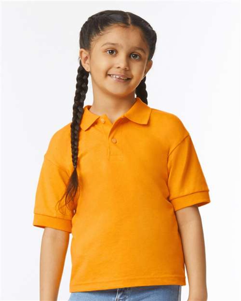 Gildan DryBlend Youth Jersey Polo Shirt for School Wear Blank Tee